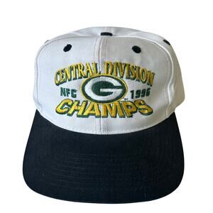 Vintage Logo 7 NFL Green Bay Packers 90s Central division nfc champion SnapBack